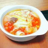 トマト風味なキャベツスープ